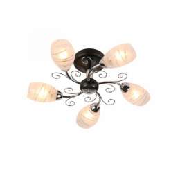 Потолочная люстра IDLamp 846 846/5PF-Blackchrome