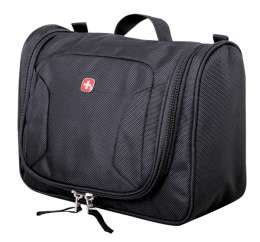 Несессер WENGER  "TOILETRY KIT",  дорожный, цв. черный, 27х11х20 см (945822)