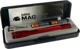 Фонарь MAGLITE, Mini, 2ААА, красный, 12,7 см, в пластиковой коробке (947161)
