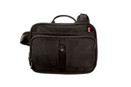 Сумка VICTORINOX Travel Companion, с системой защиты RFID, чёрная, нейлон 800D, 27x8x21 см, 4 л (1122148)