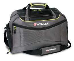 Сумка WENGER цв. т.серый\салатовый полиэстер, 48х35x14 см (34л.) (945820)