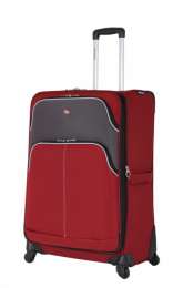Чемодан SWISSGEAR "ARBON", красный/серый, полиэстер 600D/420Dx280D добби, 48x27x71 см, 92 л (1070270)