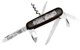 Нож перочинный VICTORINOX Laupen, коллекционный, 91 мм, 13 функций, черный, в подарочной коробке (1206043)