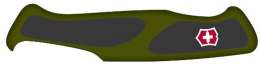 Передняя накладка для ножей VICTORINOX 130 мм, нейлоновая, зелёно-чёрная (1208682)