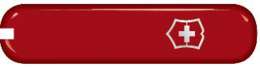 Передняя накладка для ножей VICTORINOX 74 мм, пластиковая, красная (1208685)