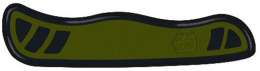Передняя накладка для ножа VICTORINOX Swiss Soldier's Knife 08 111 мм, нейлоновая, зелёно-чёрная (1208703)