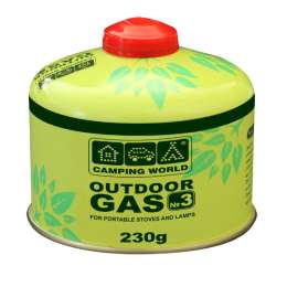 Картридж газовый 230 г, camping world (698295)