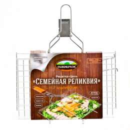 Решетка-гриль СЕМЕЙНАЯ РЕЛИКВИЯ 34х21см нержавеющая (958717)
