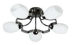 Потолочная люстра IDLamp 601 601/5PF-MOONDarkchrome