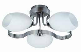 Потолочная люстра IDLamp 601 601/3PF-SUNWhitechrome