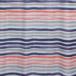 Занавеска для ванной комнаты Stripes Red 180х180см см, полиэстер