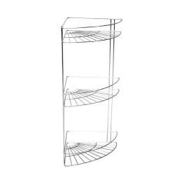 Полка 3-ярусная угловая SLIM, 18х18х45