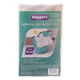 Тряпка BOGGART для пола, отбеленный хлопок, 50х60см