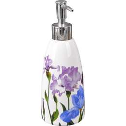 Дозатор для жидкого мыла Ирисы, керамика