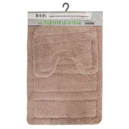 Набор ковриков для ванной комнаты Beige Landscape 60х90 и 50х50 см