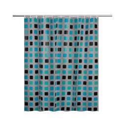 Занавеска для ванной комнаты Livorno Blue 180x180см, PEVA