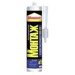 Клей монтажный МОМЕНТ-МОНТАЖ картридж 400г /12 (Henkel)
