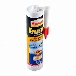 Герметик силиконовый МОМЕНТ Санитарный белый 280мл /12 (Henkel)
