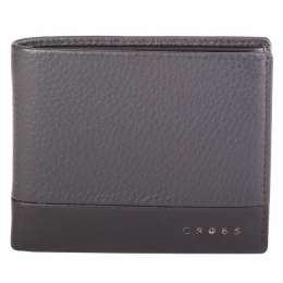 Кошелёк, Cross Nueva FV, кожа наппа, фактурная, коричневый, 11 х 8,2 х 1,5 см (1099848)