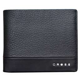 Кошелёк, Cross Nueva FV, кожа наппа, фактурная, чёрный, 11,5 х 8,3 х 1,2 см (1099835)