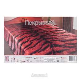 Покрывало Silk Collection, размер: 200х220 см, искусственный шелк, 100% п/э