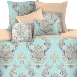 Комплект постельного белья Melissa 2-сп Bruni,р-р: под. 175х210 см, прост. 240x215 см,нав.70х70см, сатин, 100% хлопок, 120 гр/м2, книжка