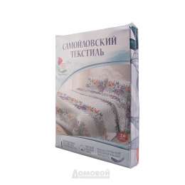 Комплект постельного белья СамТекс 2-сп, размер: под.175х215см, прост.180х220см, нав.70х70см 2шт, 4905/1,бязь, 100%хл, 110гр/м2