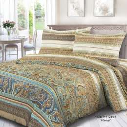 Комплект постельного белья Sorrento Измир Дуэт, р-р: под. 145х220см 2шт, прост.220х240см, 4 нав., сатин, 100% хл,125 гр/м2