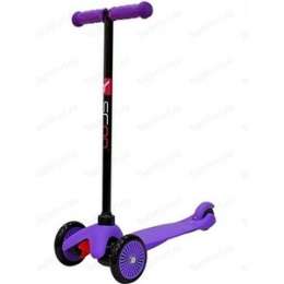 Самокат 3-х колесный Y-Scoo mini A-5 Simple цв. purple с цветными колесами