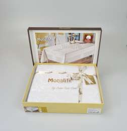 Скатерть жаккард "MONALIT" VIPCOTON (160x220) см SET (1160459)