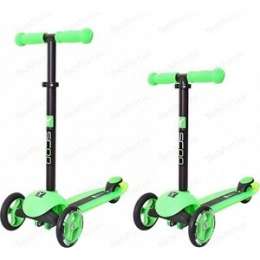 Самокат 3-х колесный Y-Scoo RT TRIO DIAMOND 120 green