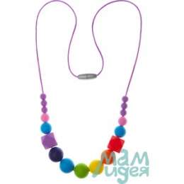 Силиконовые бусы МАМидея Ирида (розовые) (mi-010101)