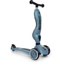Трехколесный самокат Scoot&Ride с сиденьем HighwayKick 1 (Seat) (могучий титан)