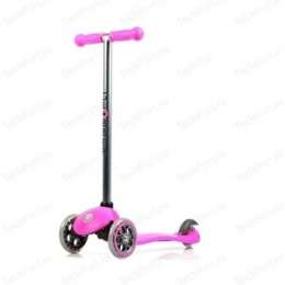 Самокат 3-х колесный Y-Scoo GLOBBER My free FIXED pink с блокировкой колес (5231)