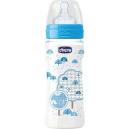 Бутылочка Chicco Well-Being Boy 4 месяцев+, 330 мл, 310205116