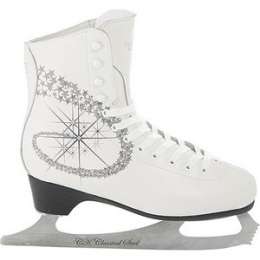 Фигурные коньки CK PRINCESS LUX leather 100% CK - IS000040 - Белый (33)
