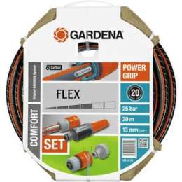 Шланг Gardena 1/2'' (13мм) 20м с комплектом фитингов Flex (18034-20.000.00)