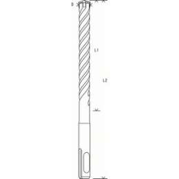 Бур SDS-Plus Bosch 10шт 10x100x160 мм 5X (2.608.833.902)