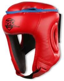 Шлем боксерский RSC  PU, BF BX 208, Красный, M