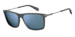 Солнцезащитные очки мужские Polaroid 2063/F/S MATT GREY (201059RIW60XN)