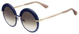 Солнцезащитные очки женские Jimmy Choo GOTHA/S BLUE GOLD (2335513UE50JS)