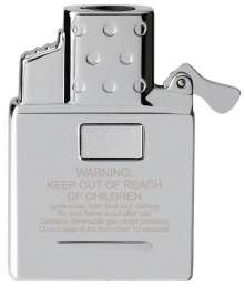 Газовый вставной блок для широкой зажигалки Zippo двойное пламя, нержавеющая сталь (65827)