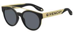 Солнцезащитные очки унисекс Givenchy 7017/N/S BLK GOLD (2004792M250IR)