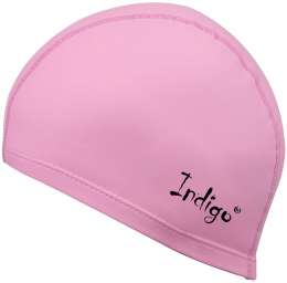 Шапочка для плавания  ткань прорезиненная с PU пропиткой INDIGO, IN048, Розовый,