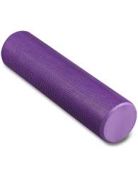 Ролик массажный для йоги INDIGO Foam roll  IN022 60*15 см Фиолетовый