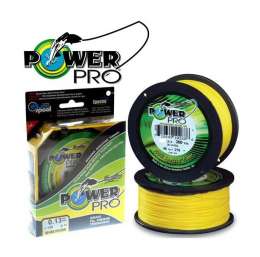 Леска плетеная Power Pro 135м Hi-Vis Yellow 0,06 (PP135HVY006)