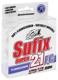 Леска Sufix Super 21 Fluorocarbon 150м 0.30мм 6,3кг (DS1IN030024B2S)
