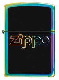 Зажигалка Zippo латунь с покрытием Spectrum (151 RAINBOW LOGO)