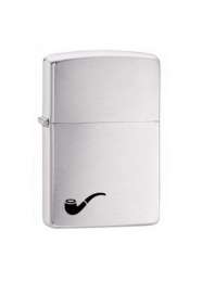 Зажигалка для трубок Zippo Brushed Chrome (200PL)
