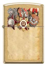 Зажигалка Zippo Советские ордена (207G RUSSIAN MEDALS)